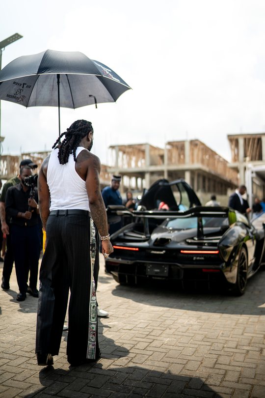 The owner meeting his McLaren Senna